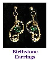 bir.ear.T May Birthstone Earrings