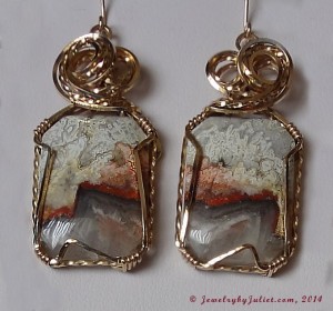 Mexican Crazy Lace Agate Earrings