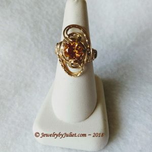 Natural Citrine in GF 04