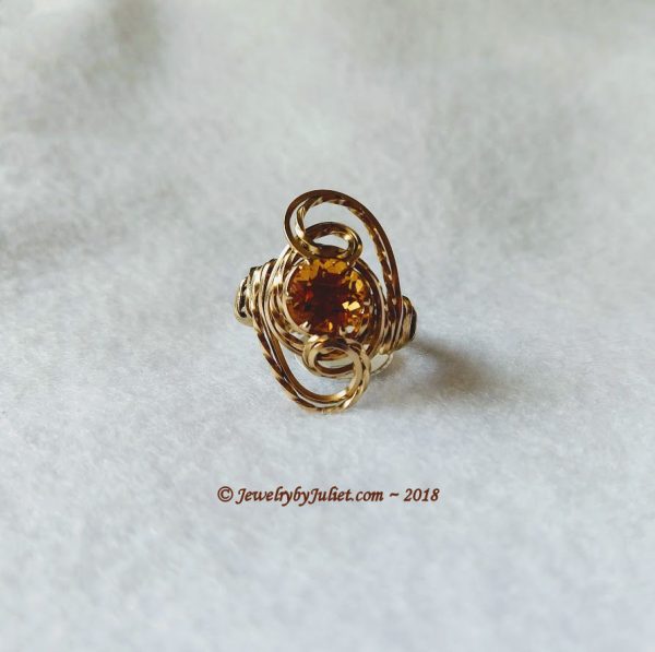 Natural Citrine in GF 06